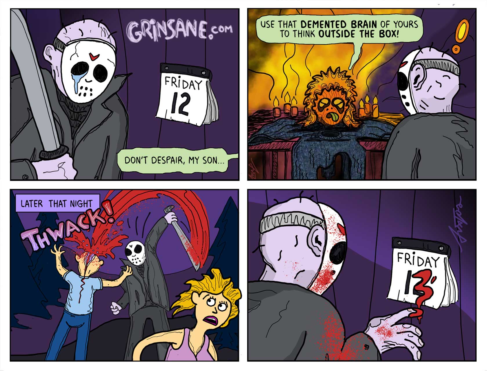 Friday the 12th - Grinsane